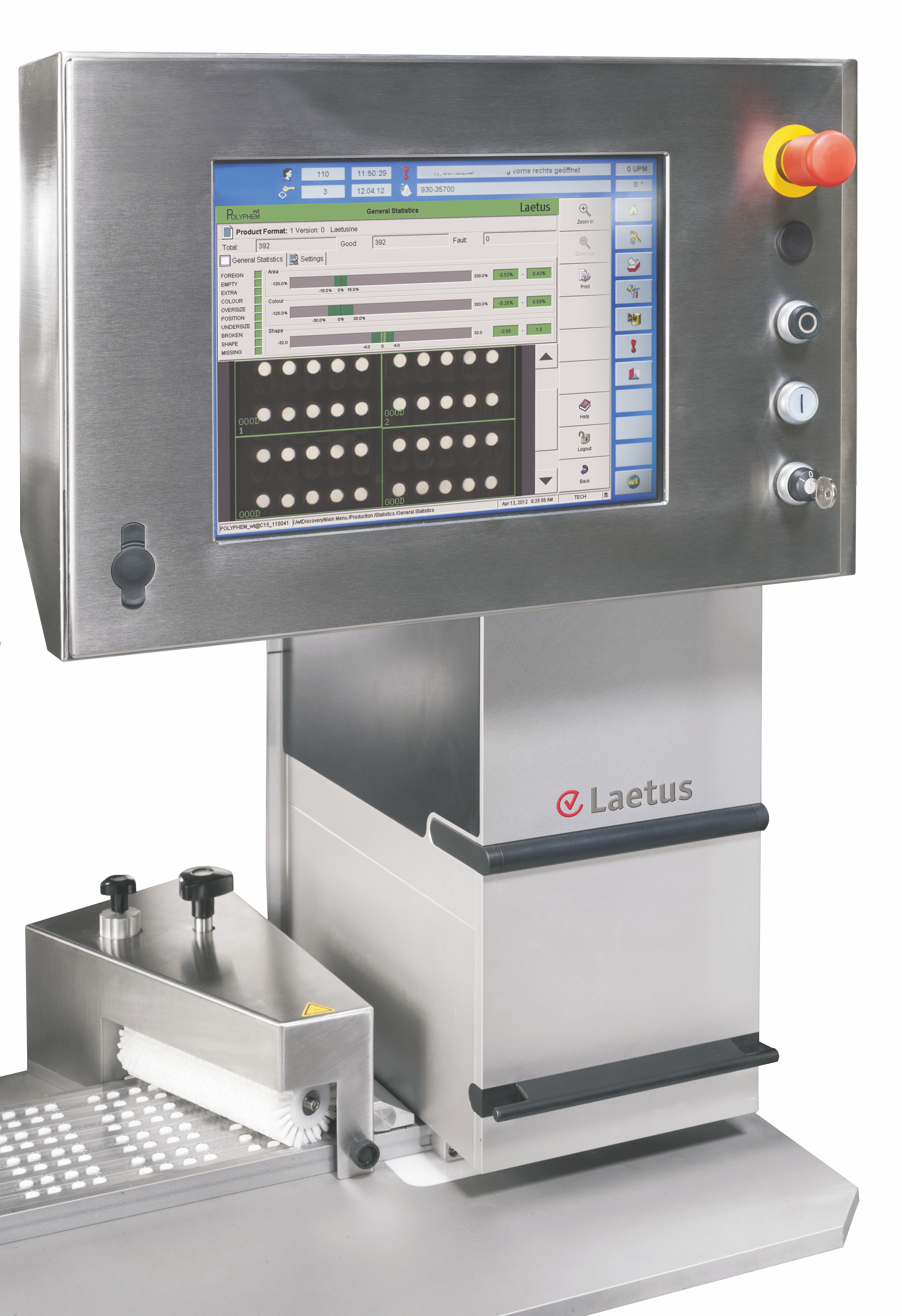 Vielseitige Blisterkontrolle mit POLYPHEM wt
